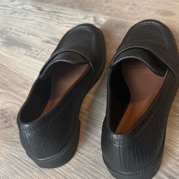 Call It Spring Black Croc-Embossed Loafers - Picture 7 of 7